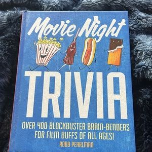 Book Movie Night Trivia for film buffs hardcover